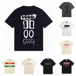Tshirts Bayan Erkek Tasarımcıları Tişörtler Moda Mektubu Baskı Kısa Kollu Lady Tees Giyim