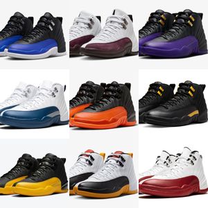 2024 Cherry 12s Taxi Black Hyper Royal Basketball Shoes Playoff Dark Concord Game University Gold Twist Royalty Michigan Indigo Sport Shoe Sneakers Trainner Sneakers