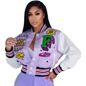 Mode Damen Top Baseball Jersey Herren Designer Jacken Männer Frauen Baseball Jacke Positionierung Druck Faden Mantel Streetwear 6 Farben