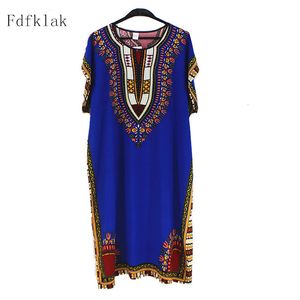 Women's Robe Fdfklak Loose Large Size Nightgown Sleepshirt Vintage Night Dress Female Nightshirt Print Cotton Nightdress Belt 230912