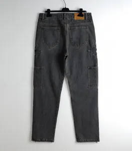 Maschile lavate maschili jeans per uomini casual di moda tasca da donna pantaloni casual