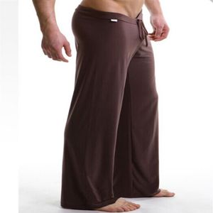 Брюки для йоги, мужские штаны для сна, сексуальная одежда для сна для мужчин, длинные штаны для йоги Manview, трусы, нижнее белье, брюки 286b