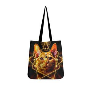 DIY Stofftragetaschen benutzerdefinierte Männer Frauen Stofftaschen Clutch-Taschen Totes Dame Rucksack professionell süße Katze personalisierte Paar Geschenke einzigartig 29399