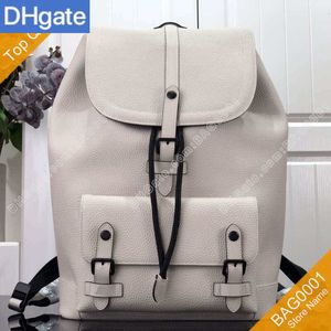 Plånböcker ryggsäckväskor män mode preppy stil messenger dragstring m58644 vanlig mjuk lädersäckar läder nr B191 YFVN