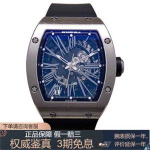 Projektant luksus richrd mileres automatyczny turbillon mechaniczny zegarek na rękę szwajcarską RM023 TITANIUM ALOY OUT MĘŻCZYZNY X9NUS