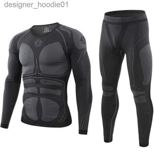 Mens Thermal Underwear Mens Thermal Underwear Seamless Tight Tactical Thermal Underwear Men Outdoor Sports Function Breattable Training Cycling Thermo Underwea