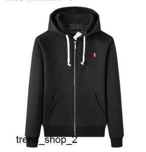 Designer Polo Ralphs Hoodie Mens Mens Zipper Hoodies Sweatshirts Designer Män tröja Zip Half Hoodie Loose Horse Jackets Polo Mens Clothig Top Polo Hoodie Gid4