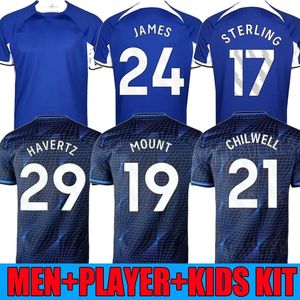 Spielerfans NKUNKU MUDRYK CFC Fußballtrikots 2023 2024 JACKSON ENZO FOFANA CUCURELLA STERLING T.SILVA GALLAGHER MADUEKE GUSTO CHILWELL JAMES Fußballtrikot