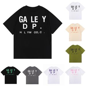 2023 Galerie Tee Depts Mens T koszule Kobiet Designer T-shirty Bawełny Tops Man S Casual Shirt Luxurys Odzież Tees Graphic Stree268N