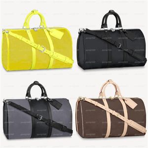 2021 Luxus 5A Handtaschen Cross Body Laser PVC Transparent Duffle Bag Brillante Farbe Gepäck Reisetasche Große Kapazität Handtasche Sho235V