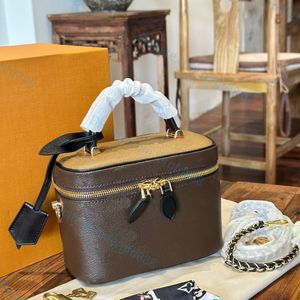 moda Trucco di alta qualità Borse a tracolla di design di lusso borsa da toilette Donna cosmetica in pelle da uomo Pochette da donna Borsa da viaggio per il lavaggio del corpo Totes pochette borsa a mano