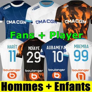 23 24 Maillot Marseilles Soccer Jerseys Foot Cuisance Guendouzi Alexis Payet Clauss Football Shirts Men Kids Veretout Under Om Olympique Vitinha fans Player