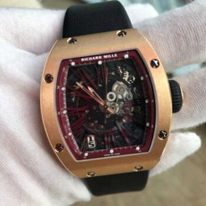 الساعة التلقائية Richrd Mileres Tourbillon Wristwatch Swiss Watches Womens Series RM023 Hollow Out Wne72 X0847