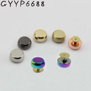 Bag Parts Accessories 10-30-100pcs 8 colors 11mm 13mm High Quality Binding Screws Nail Rivets Leather Copper Craft Belt Wallet Solid Screws DIY 230914