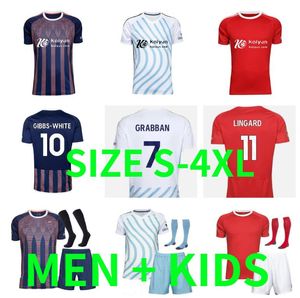 3XL 4XL NoTTIngham 23 24 LINGARD Soccer Jerseys GRABBAN Johnson Surridge 2023 2024 Football Shirts Men kids kit Forest Awoniyi AMEOBI KROVINOVIC ELANGAS GIBBS-WHITE