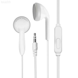 Telefon komórkowy słuchawki douszne płaskie słuchawki Subwoofer Zespół z słuchawkami pszennymi przewodowe w linii zestaw słuchawkowy przenośny słuchawki L230914