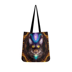 diy Cloth Tote Bags custom men women Cloth Bags clutch bags totes lady backpack professional cool cat personalized couple gifts unique 29397
