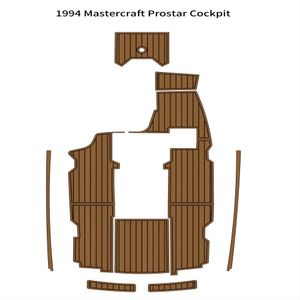 1994 Mastercraft Prostar Cockpit Pad Boat Напольный коврик из пены EVA из искусственного тика