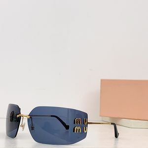 여성을 위해 Miumius의 디자이너 선글라스 활주로 안경 여성 디자이너 선글라스 고품질 고품질