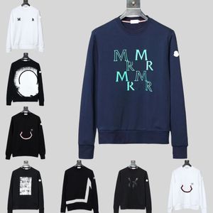 Designer hoodie print pullover off hoodie mode bitar höga tryck taggar kvinnor brev monclair komplett män hoodie kvalitet grossist hrnm