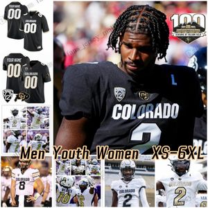 NCAA S-6xl Colorado Buffaloes Football Jersey 12 Travis Hunter 2 Shedeur Sanders 21 Shilo Sanders 3 Dylan Edwards 10 Xavier Weaver 7 McClain 27 Talianko 27 Talianko