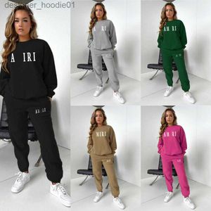 Kvinnor Tracksuits Fall Designer Tracksuits Plus Size Two Piece Woman Set Top and Pants Women Tracksuit kläder Casual 2 Pieces Outfit Sports Sport Dräkt Jogging Suits Sweat