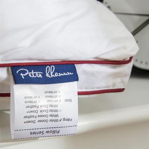 Peter Khanun 48 74cm Design de Marca 3D Pão Branco Pato Ganso Penas Travesseiros para Dormir Travesseiros Home Textile 014 T2007292330