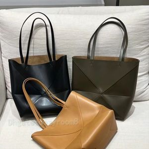 لغز جديد 7A حقيبة مصممة فاخرة حقائب تخزين Women Tote Fashion Hot بيع هندسي للرجال MINI كتف TOTES حقيبة قابلة للطي العجل محفظة حقائب اليد