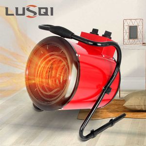 Home Heaters LUSQI 3/5/9KW Electric Heater High Power Blower Radiator Air Warmer Fast Heat Cold/Hot Fan Multi-gear Adjust For Home Industrial HKD230904