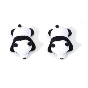 Pins Brooches Cute 10Cm Adorable Panda Plush Stuffed Toys Dolls Gift For Birthday Christmas Party Anniversary Small Pendant Brooch Dro Dhj3C