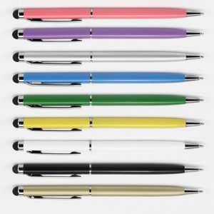 Multi-Function 2 in 1 Capacitive Touch Screen Stylus With Ballpoint Pen For Samsung Smart Phone & Tablet