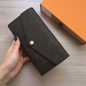 Wholesale fashion women wallet card holder slot purse ladies with box high quality free shipping