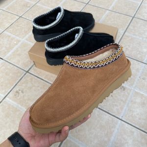 نساء Tazz Slippers Tasman Fur Slides الكلاسيكية Ultra Mini Platfor