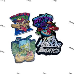 Plastic Runtz Proof 3.5g رائحة مايلر أكياس الأدورة ذات الظهر boyz boyz runty gelato Zerbert die die cut على شكل زهرة زهرة كالي