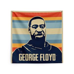 나는 숨을 쉴 수 없다 George Freud Black 's Life Flag T200603233J