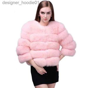 Womens päls faux päls kvinnor faux päls kappa kvinnliga svart elegant fluffiga tjocka varma konstgjorda räv päls jacka yttre kläder asiatiska storlek 23 storlekar större än vanligt rekommenderas