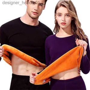 Men's Thermal Underwear Winter Warm Lover Thermal Underwear For Women Men Layered Clothing Pajamas Thermos Long Johns Second Thermal Female Skin 211110 L230914
