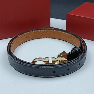 Cintura in vera pelle con fibbia moda Larghezza 2,5 cm 16 stili Alta qualità con cinture da uomo firmate Box