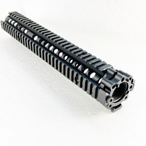 12,7 polegadas MK18 RIS Airsoft Handguard Free Float Rail cor preta