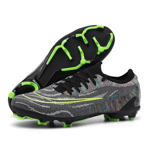 Sapatos de vestido ao ar livre homens treinamento botas de futebol antiderrapante sapatos de futebol profissional chuteiras jogo ultraleve de alta qualidade longos picos unisex 230914