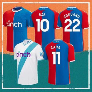 23/24 Crystal Home Soccer Jersey 2023 Away Mateta Benteke Zaha Benteke Maillots de Foot Shirt Olise Edouard Schlupp Eze J.Ayew Football Uniform