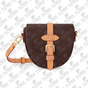 M46643 Micro Chantilly Bag Crossbody Saddle Bag Bag Counter Bag Women Fashion Designer Tote Handbag Messenger Bag أعلى جودة حقيبة التسليم السريع