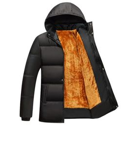Designer Mens Waterproof Winter Jacket Men Hoodied Parka Warm Winter Coat Man Thicken Fleece Zipper Jackets Plus Size 4XL