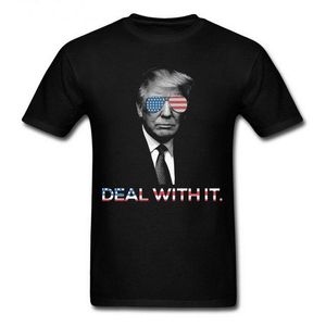 Humorvolle T-Shirts mit Amerika-Präsidenten-T-Shirts für Erwachsene, Rundhalsausschnitt, kurzärmelige T-Shirts, Freizeit-Männer, Vintage-Kleidung, T-Shirts, Polos