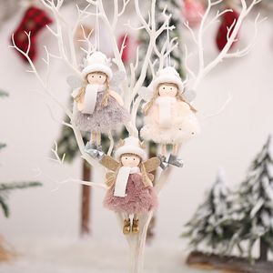 Christmas Cute Angel Plush Pendant Children's Holiday Gift Cartoon Doll Christmas Tree Pendant