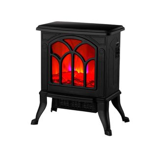 Home Heaters Simulation Flame Mountain Electric Fireplace Heater Household Warm Air Blower Small Air Heater Heating HKD230904