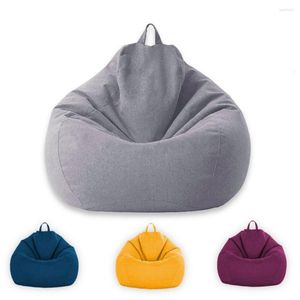Capas de cadeira 1 pc útil saco de feijão capa de sofá rede interna branca sem enchimento fácil limpo caso preguiçoso cadeiras de sala de estar