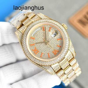 Diamond Watch Womens Watches Full Diamond Watch Mens Automatic Mechanical Watches Waterproof 41mm With Diamondstudded Steel Sapphire Women armbandsur Businer