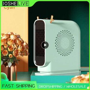 Home Heaters New Mini Electric Heater Office Portable Home Warmer Fast Heating Fan Desktop Warm Air Blower Student Dormitory Radiator HKD230904