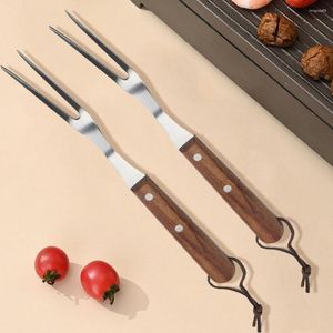 Tools Portable BBQ Fork Stainless Steel Grill Easy Cleaning Outdoor Barbecue Tool